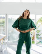 The Mason Tee - Forest Green by Luna Lane - view 5
