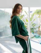 The Mason Tee - Forest Green by Luna Lane - view 7