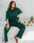 The Mason Tee - Forest Green by Luna Lane - view 8