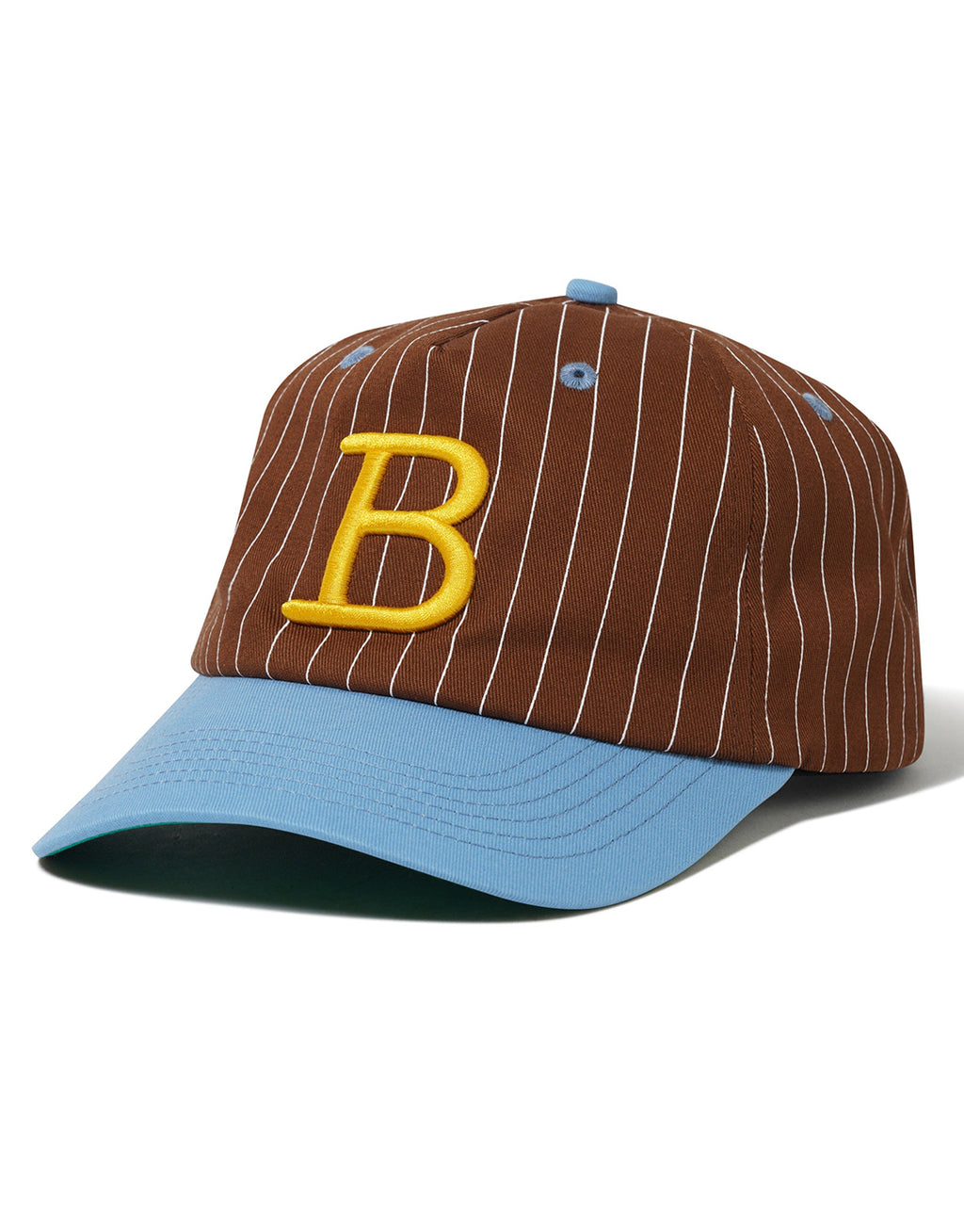 League Baseball Cap - Brown / Sky by Butter Goods