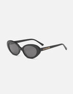Jeanne Sunglasses - Black by Lu Goldie - view 6