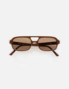 Sofia Sunglasses - Cinnamon by Lu Goldie - view 2