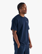 Icons Bermuda Baldwin T-Shirt - Navy by Malbon - view 3