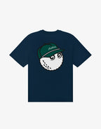 Icons Bermuda Baldwin T-Shirt - Navy by Malbon - view 5
