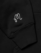 Icons Fesque Hoodie - Black by Malbon - view 6