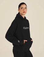 Icons Fesque Hoodie - Black by Malbon - view 4