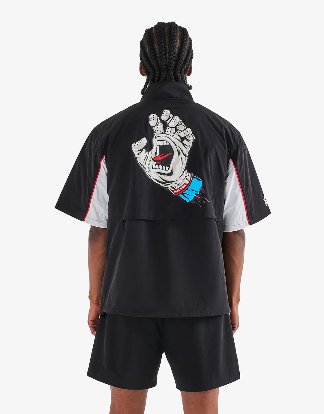 Malbon x Santa Cruz Pine Santa Cruz Windshirt - Black