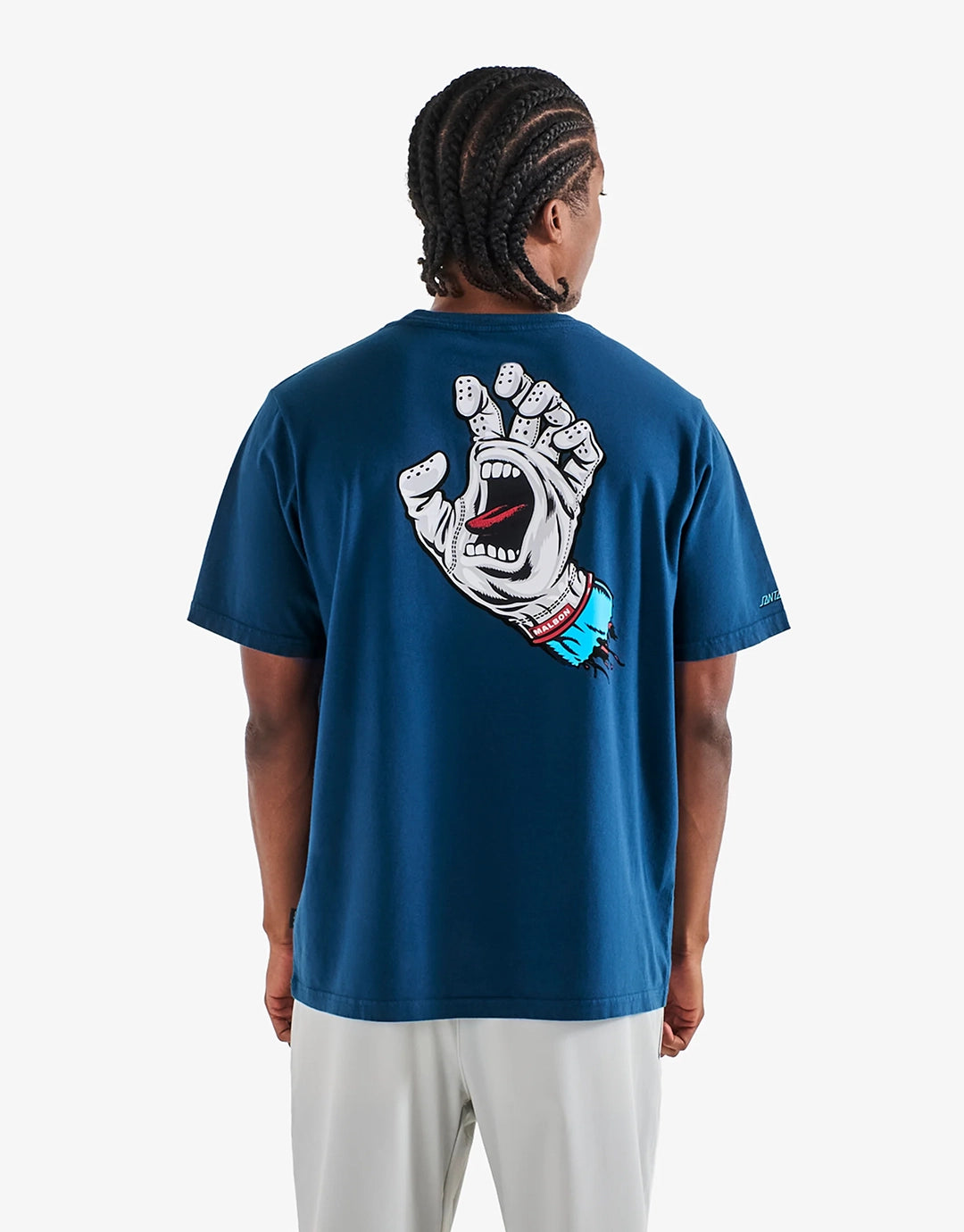 Bermuda Screaming Hand Tee - Navy