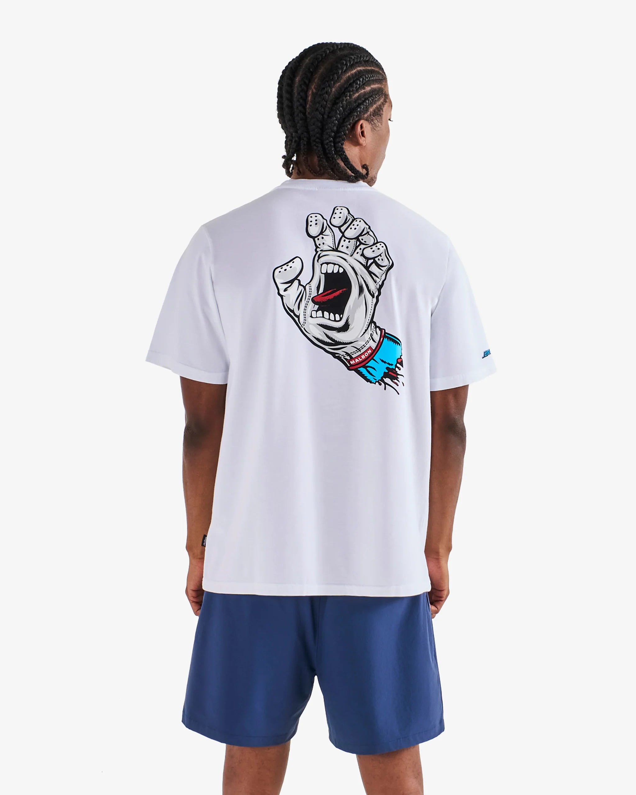 Bermuda Screaming Hand Tee - White