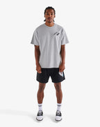 Bermuda Slasher Tee - Heather Grey by Malbon - view 4
