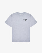 Bermuda Slasher Tee - Heather Grey by Malbon - view 3