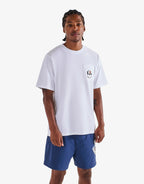 Bermuda Bunker Tee - White by Malbon - view 4
