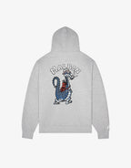 Fesque Dragon Hoodie - Athletic Heather Grey by Malbon - view 3