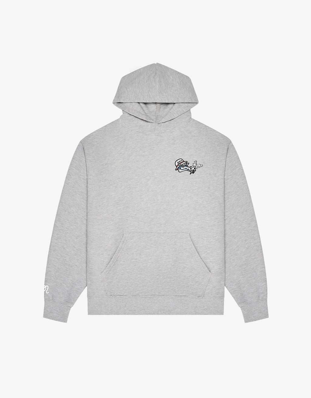 Fesque Dragon Hoodie - Athletic Heather Grey