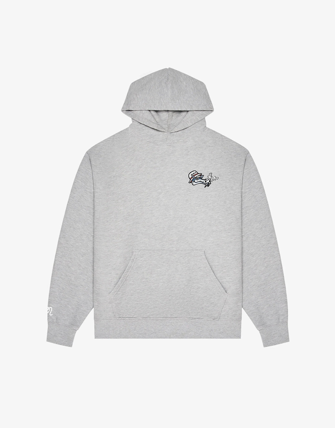 Fesque Dragon Hoodie - Athletic Heather Grey