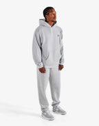 Fesque Dragon Hoodie - Athletic Heather Grey by Malbon - view 4