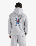 Fesque Dragon Hoodie - Athletic Heather Grey by Malbon