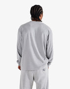 Gorse Dragon Long Sleeve T-Shirt - Athletic Heather Grey by Malbon - view 2