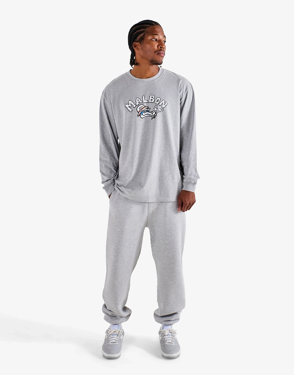 Gorse Dragon Long Sleeve T-Shirt - Athletic Heather Grey