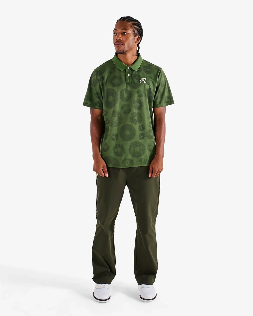 Fairway Foraging Polo - Olivine by Malbon - view 3