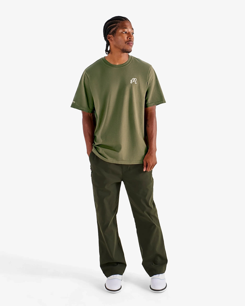 Bermuda Foraging T-Shirt - Olivine by Malbon - view 3