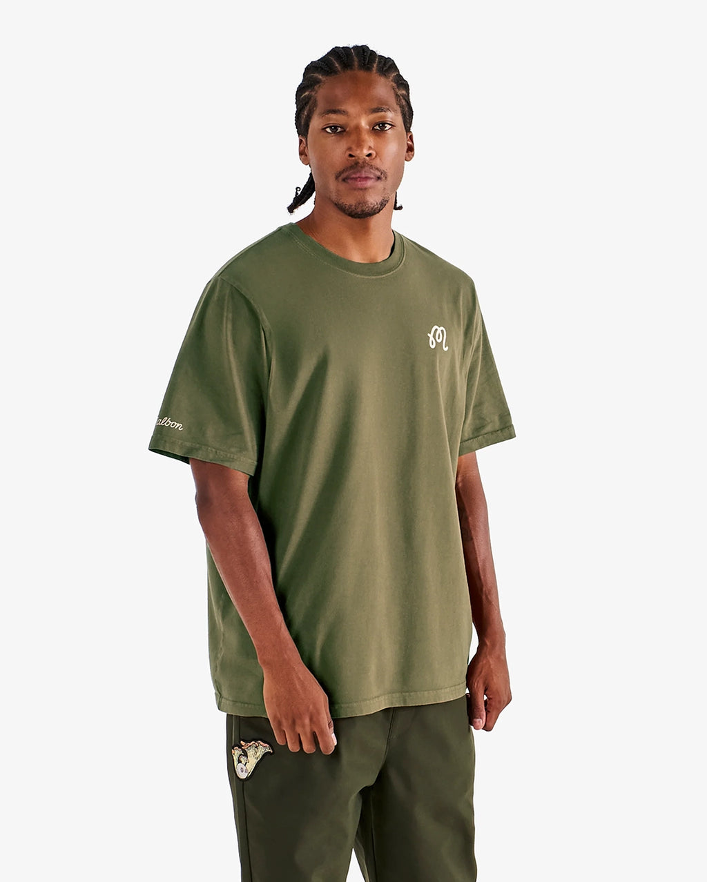 Bermuda Foraging T-Shirt - Olivine by Malbon - view 2