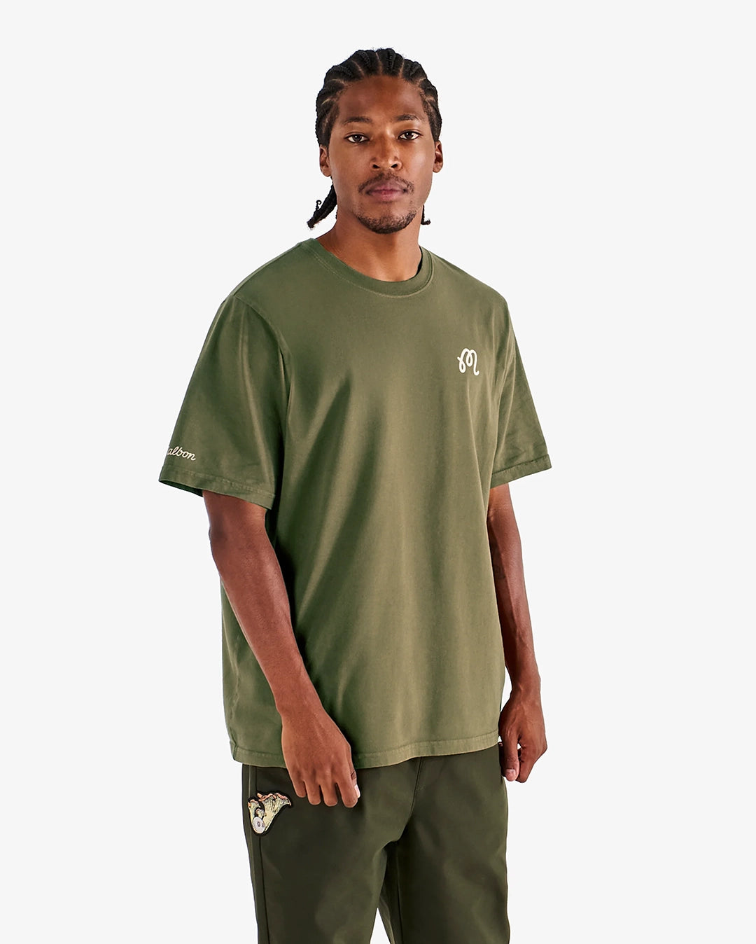 Bermuda Foraging T-Shirt - Olivine by Malbon - view 2