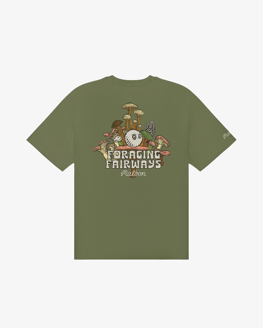Bermuda Foraging T-Shirt - Olivine by Malbon - view 4