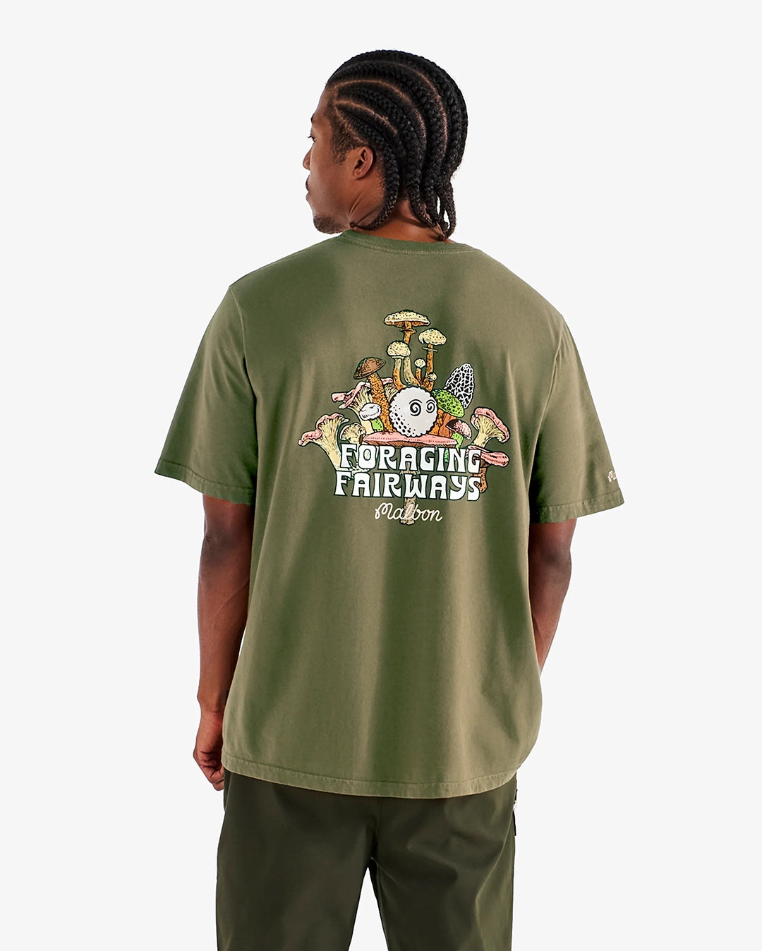 Bermuda Foraging T-Shirt - Olivine by Malbon