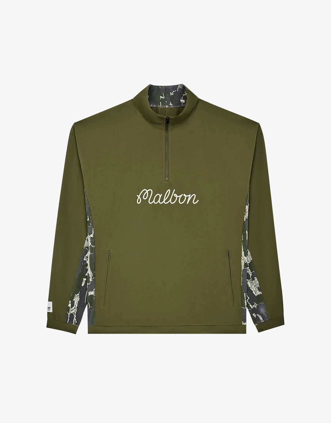 Tour Divot Performance Shell Jacket - Bark Camo by Malbon - view 4