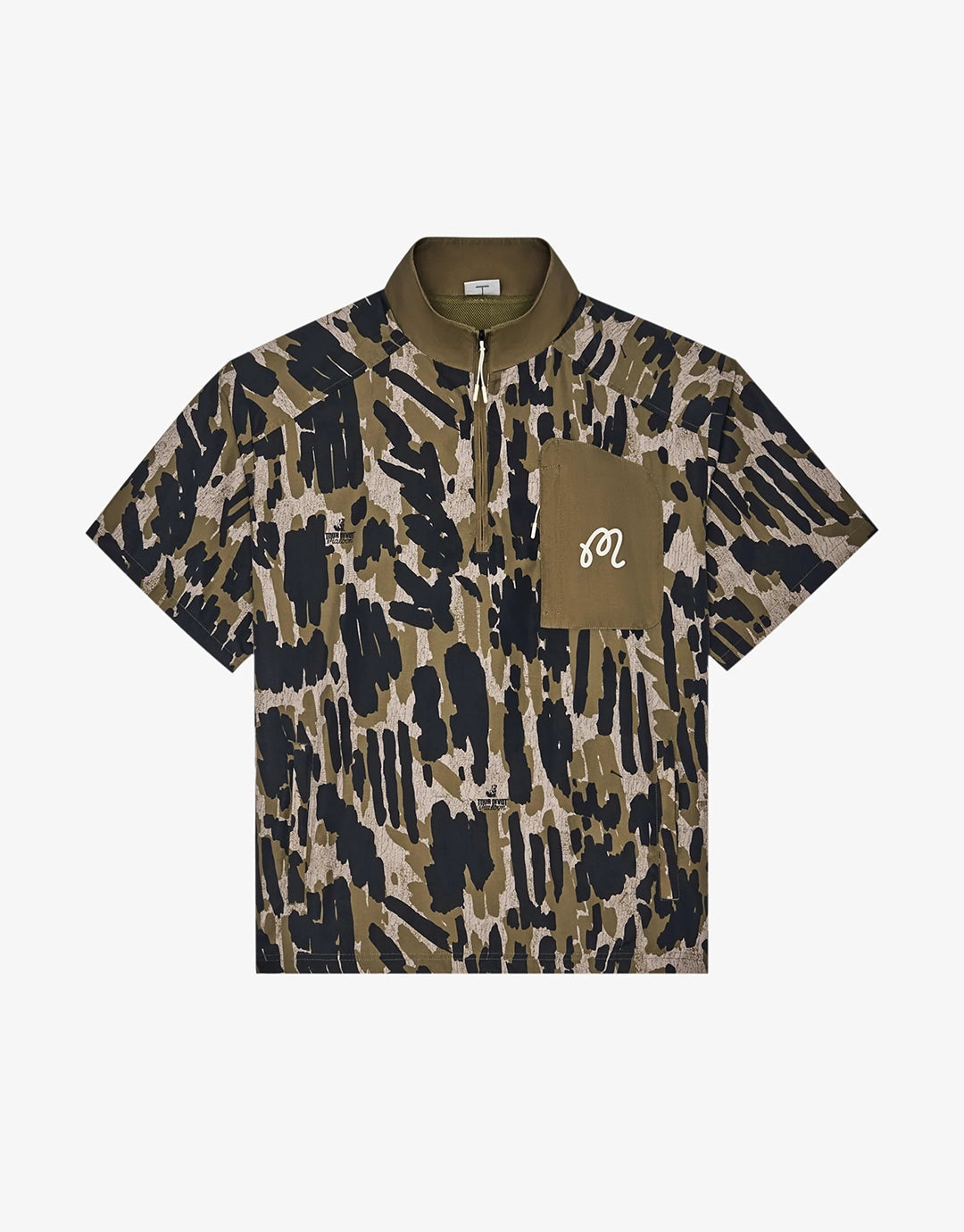 Tour Divot Windshirt - Bark Camo by Malbon - view 5