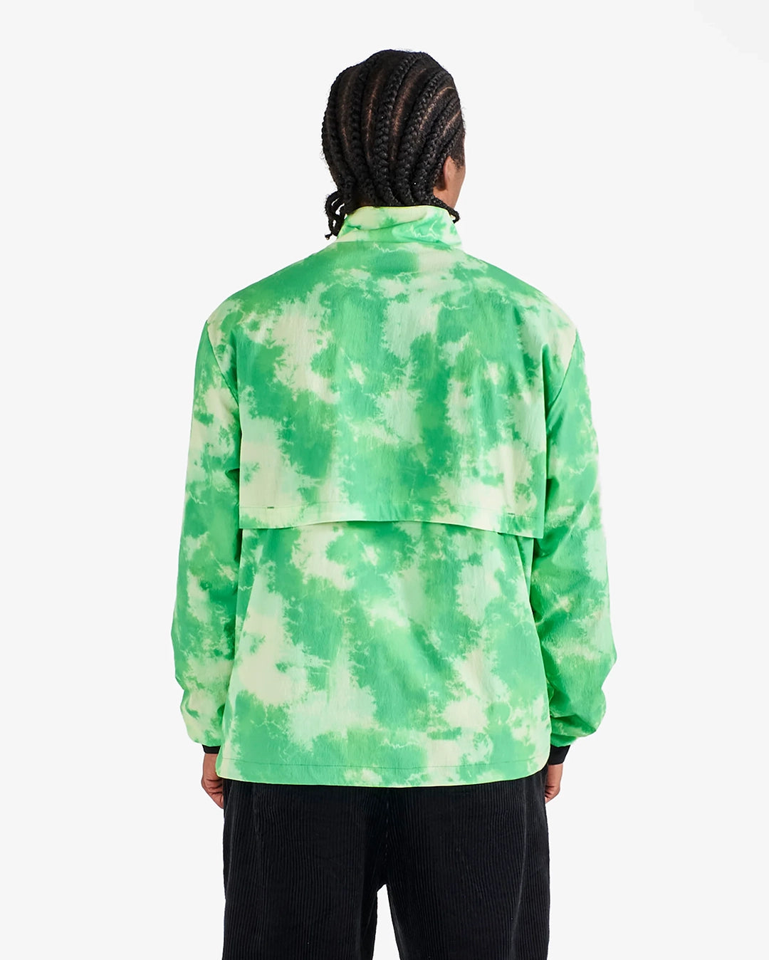 Grateful Dead Cascade Windshirt - Green Tie Dye