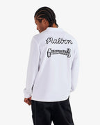 Grateful Dead Stealie Polo - White by Malbon - view 2