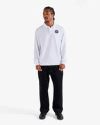 Grateful Dead Stealie Polo - White by Malbon - view 3