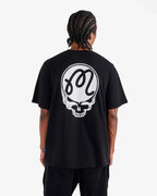 Grateful Dead Bermuda Logo T-Shirt - Black by Malbon - view 2