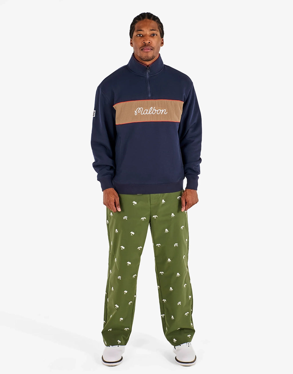 Torrey Pines Sweatshirt - Baritone Blue by Malbon - view 2