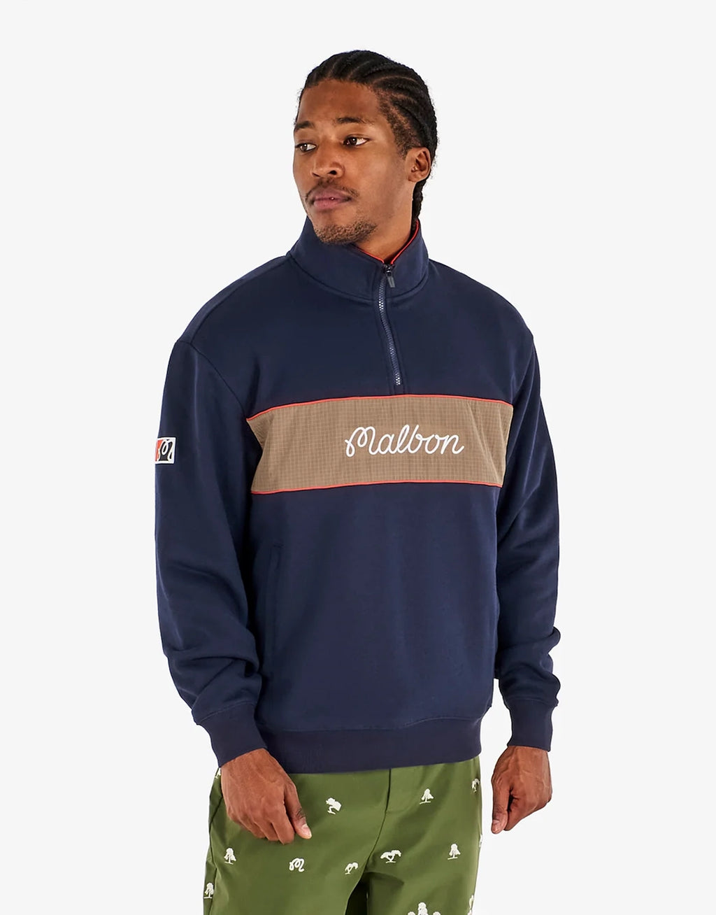 Torrey Pines Sweatshirt - Baritone Blue by Malbon