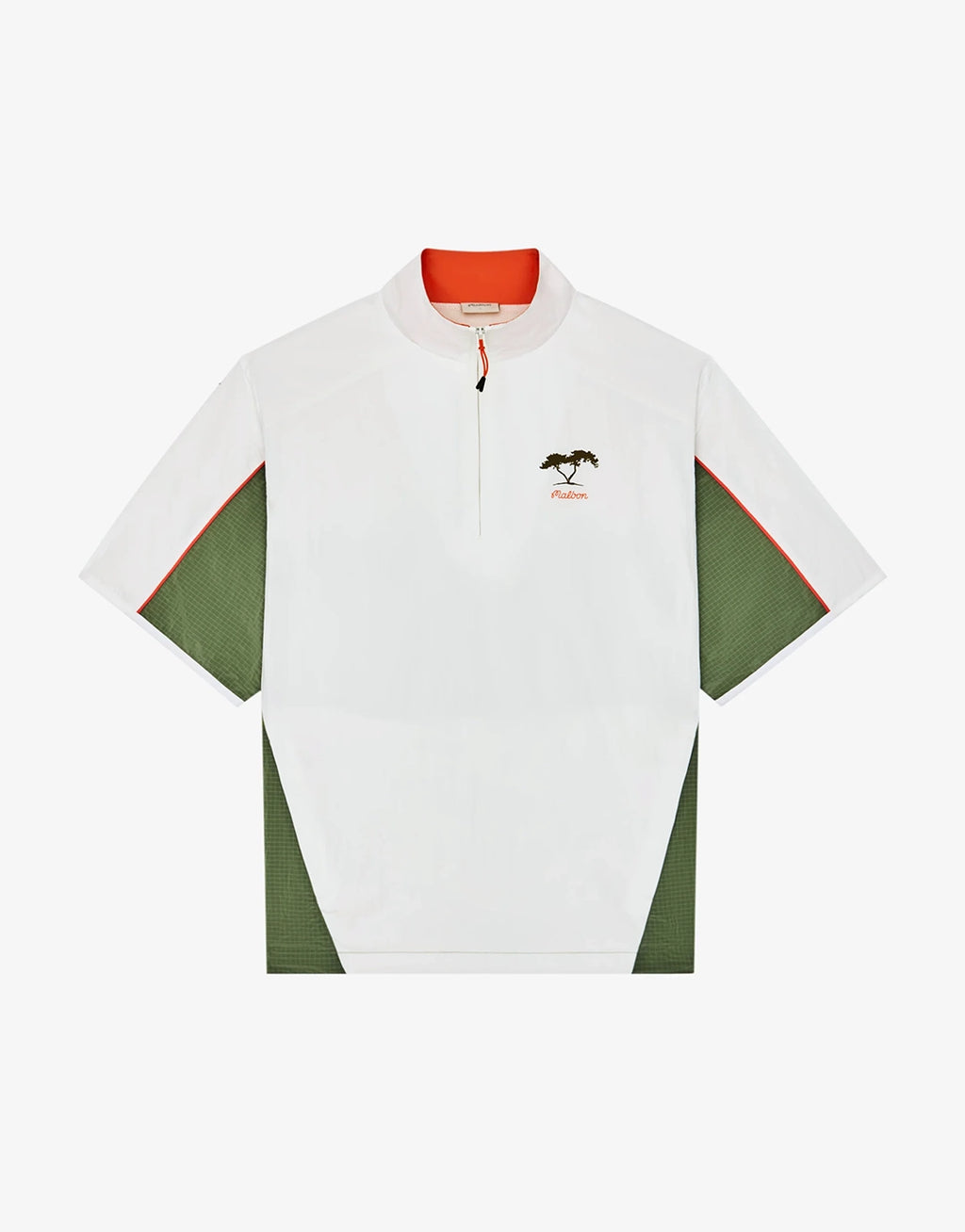 Torrey Pines Windshirt - Egret/Moss by Malbon - view 3