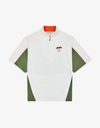 Torrey Pines Windshirt - Egret/Moss by Malbon - view 3