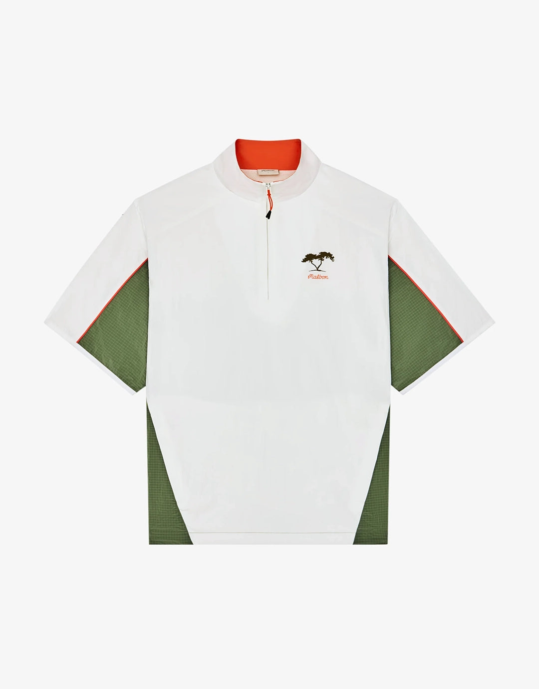 Torrey Pines Windshirt - Egret/Moss by Malbon - view 3