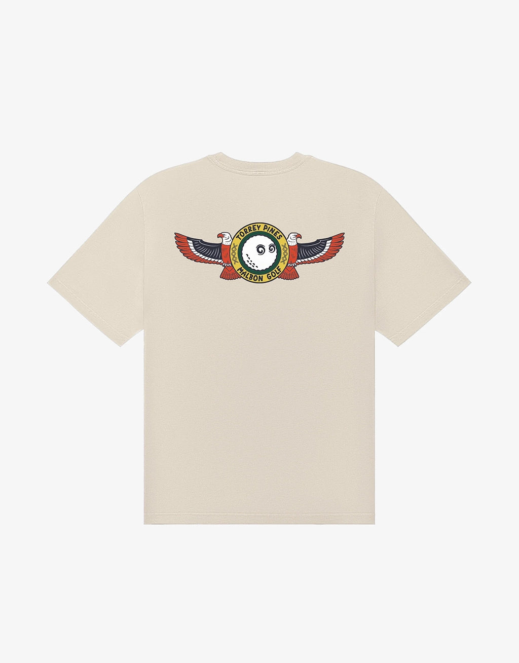Torrey Pines Bermuda Eagle T-Shirt - Egret by Malbon - view 4