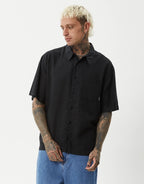 Everyday Short Sleeve Shirt - Black by Afends - view 5