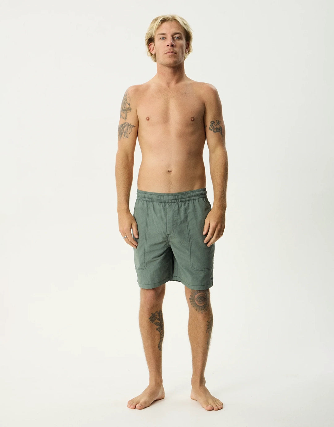 Baywatch 18" Swim Shorts - Sycamore