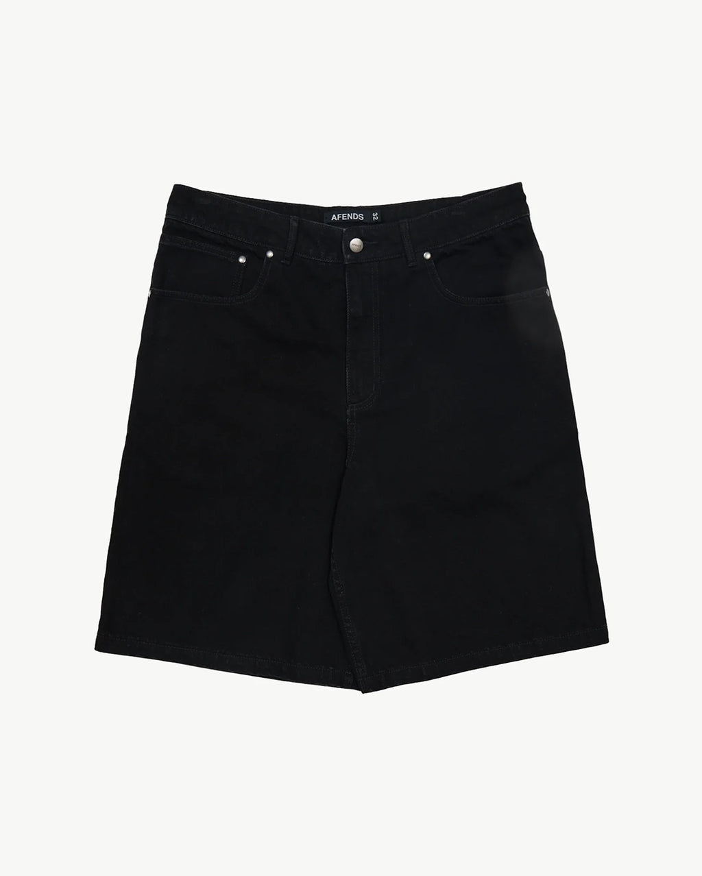 Lil C 22" Baggy Denim Shorts - Washed Black