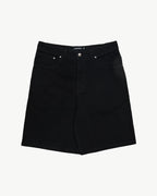 Lil C 22" Baggy Denim Shorts - Washed Black by Afends - view 5