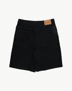 Lil C 22" Baggy Denim Shorts - Washed Black by Afends - view 7
