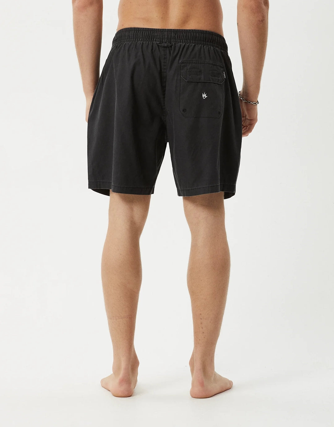 The Dopamine 18" Swim Shorts - Black Acid Wash