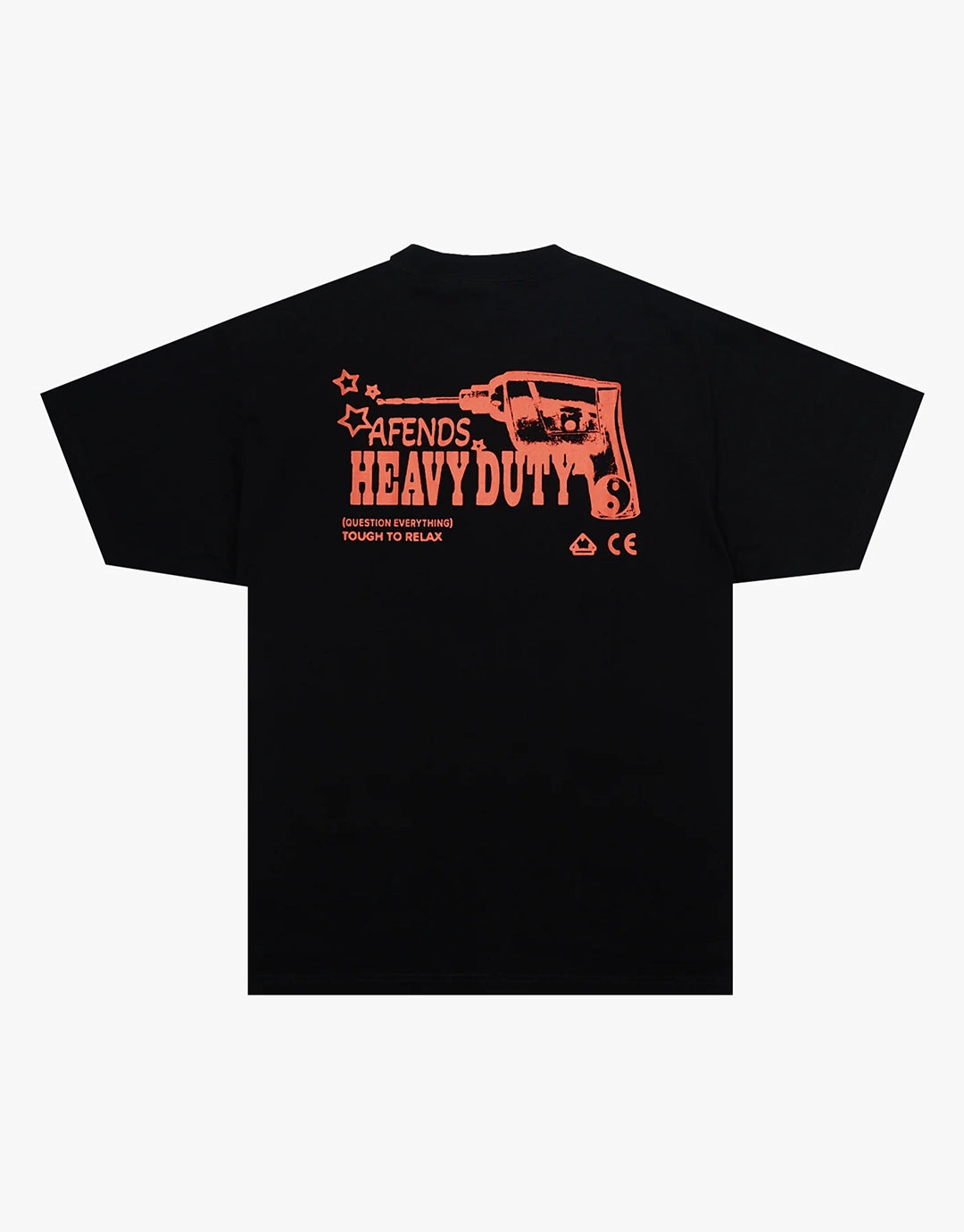 Heavy Duty Heavyweight Boxy T-Shirt - Black