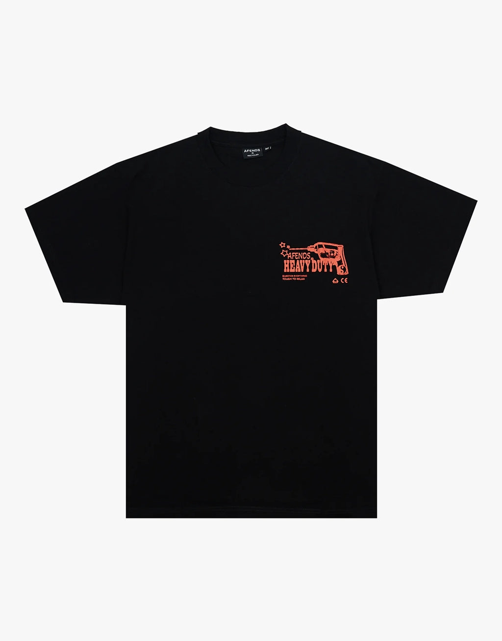 Heavy Duty Heavyweight Boxy T-Shirt - Black