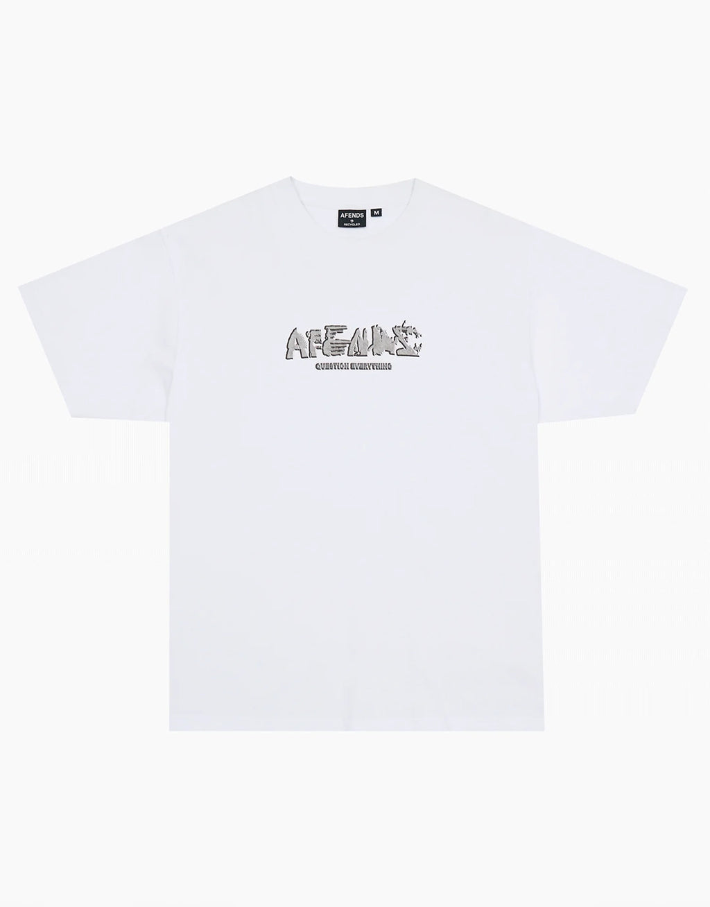 Liquid Metal Heavyweight Boxy T-Shirt - White